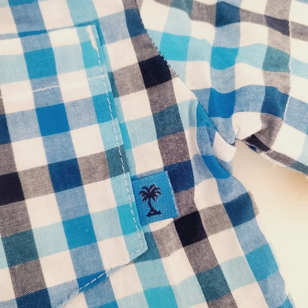 New 12M Carter's plaid button down